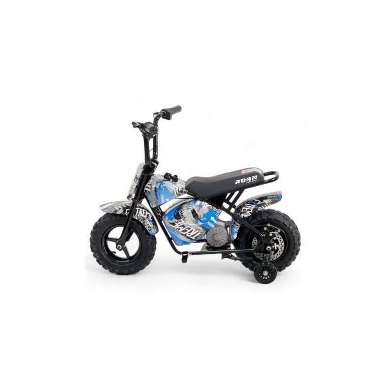 Minimoto electrica 250W ROAN con ruedines y...