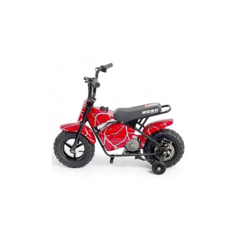 Minimoto electrica 250W ROAN con ruedines y...