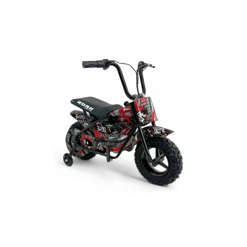 Minimoto electrica 250W ROAN con ruedines y...