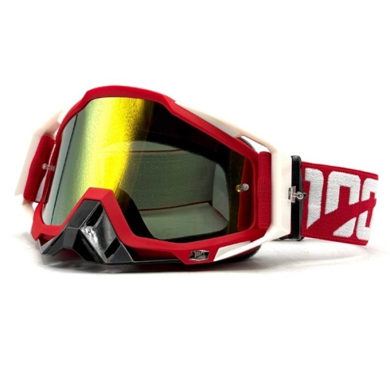 Gafas motocross 100 Madix protector nasal 2
