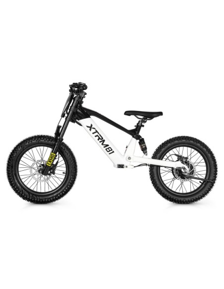 Bicicleta eléctrica sin pedales para niños 36V 500W DX 18 BLANCO