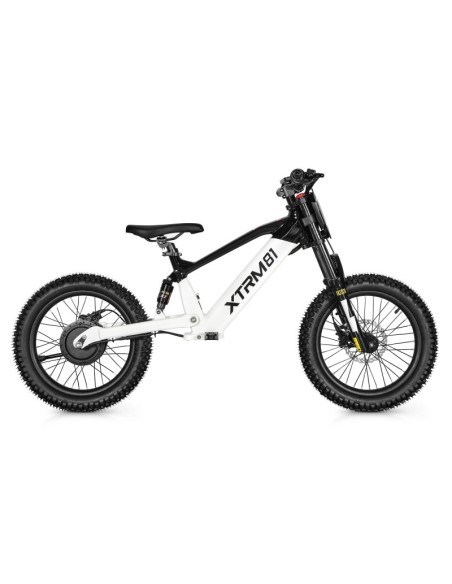 Bicicleta eléctrica sin pedales para niños 36V 500W DX 18 BLANCO